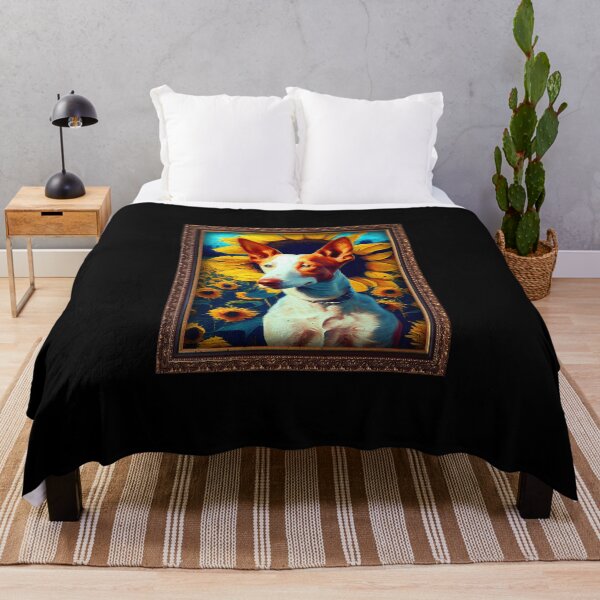 Item preview, Ibizan Hound Sunflower Painting Adorable Dog designed and sold by rafaeltto.