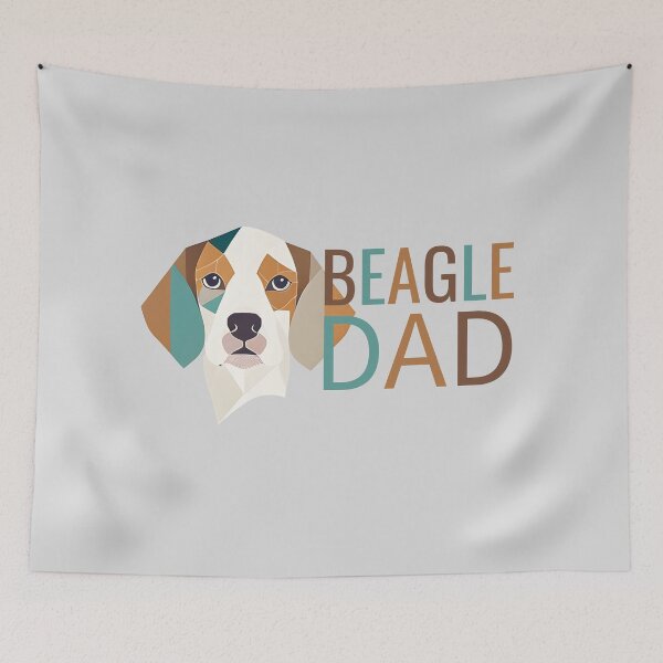 Item preview, Beagle Dad (Minimalist design) designed and sold by brindled.