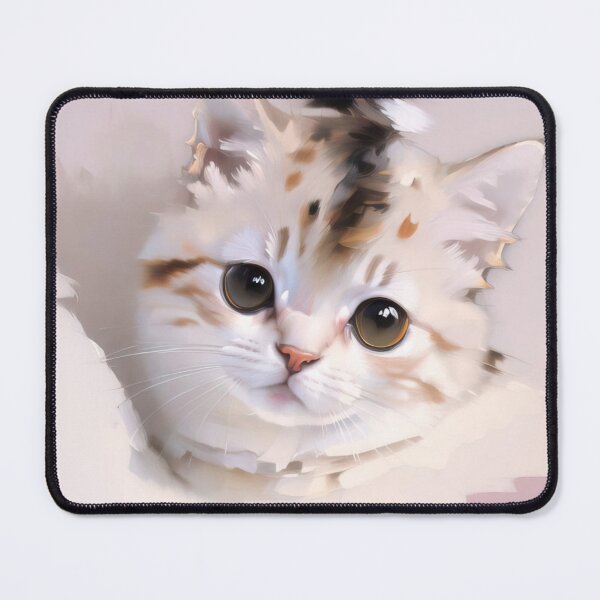 Item preview, Feline Dreamer: A imaginative kitty oil painting designed and sold by KH-GardenEden.
