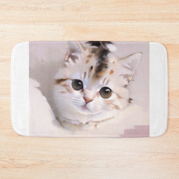 Item preview, Feline Dreamer: A imaginative kitty oil painting designed and sold by KH-GardenEden.