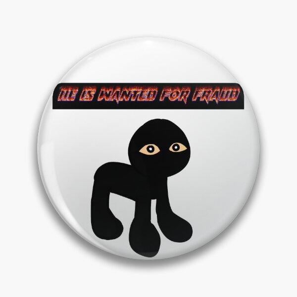 Item preview, Dave is wanted for fraud designed and sold by Sylvie-probably.