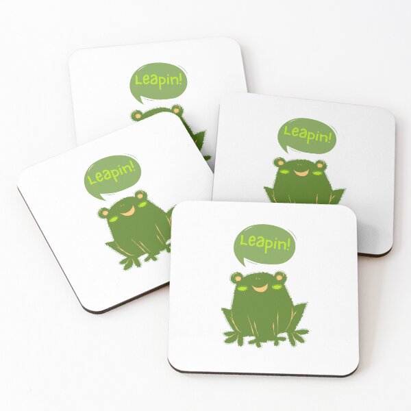 Item preview, Leapin' Frog Sticker, Hats,Mugs,Tote Bags,Tshirt designed and sold by Tycoonn.