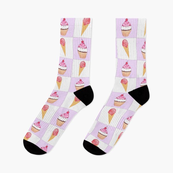 Item preview, Cupcakes and Ice Cream on Checkers designed and sold by BeJolley.