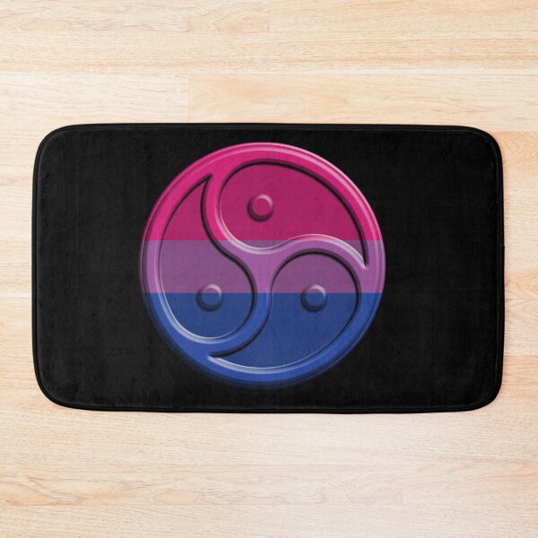 Item preview, Bisexual Pride Flag Triskelion designed and sold by TheirChoice.