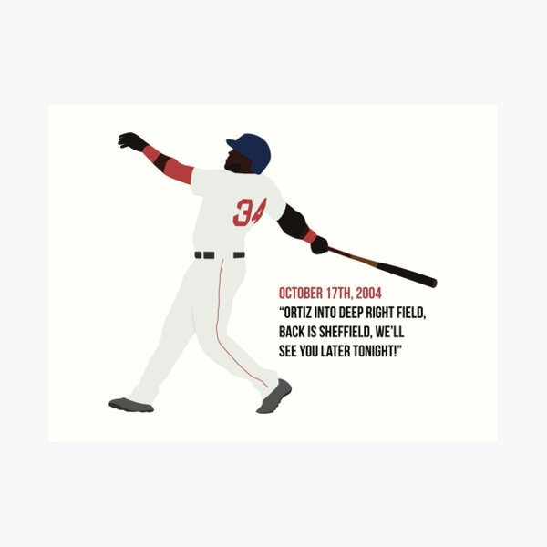 David Ortiz - Boston Red Sox Art Print
