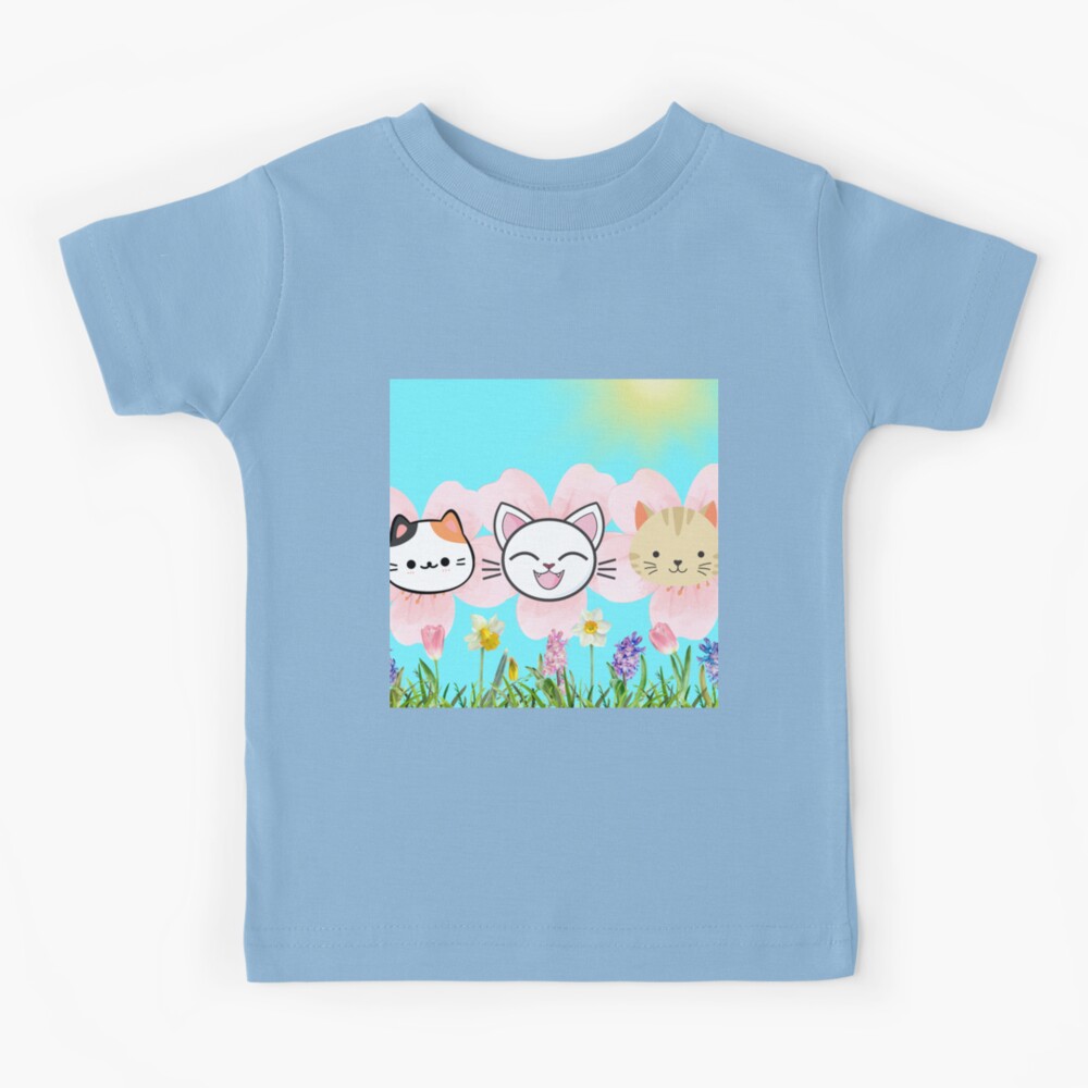 Cute Kitty - Curiosity the Joy of Spring - T-Shirt