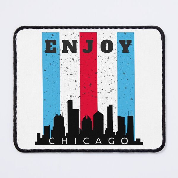 Item preview, ENJOY Chicago Skyline and City Colors designed and sold by FamnCreative.