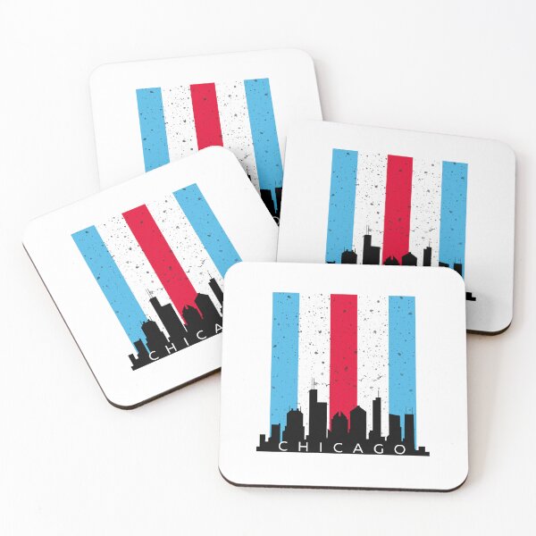 Item preview, Chicago Skyline and City Colors designed and sold by FamnCreative.