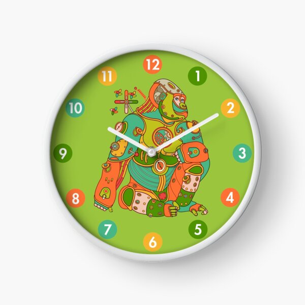Gorilla, from the AlphaPod collection Clock