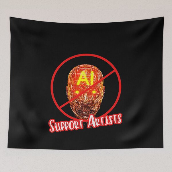 Item preview, No to AI  Support Artists designed and sold by Emma Studio.