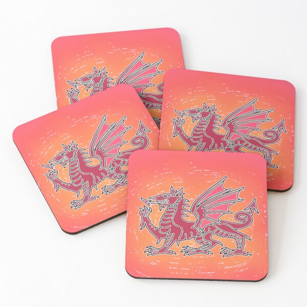 Item preview, welsh dragon 2023 tileartwork designed and sold by tileartwork.