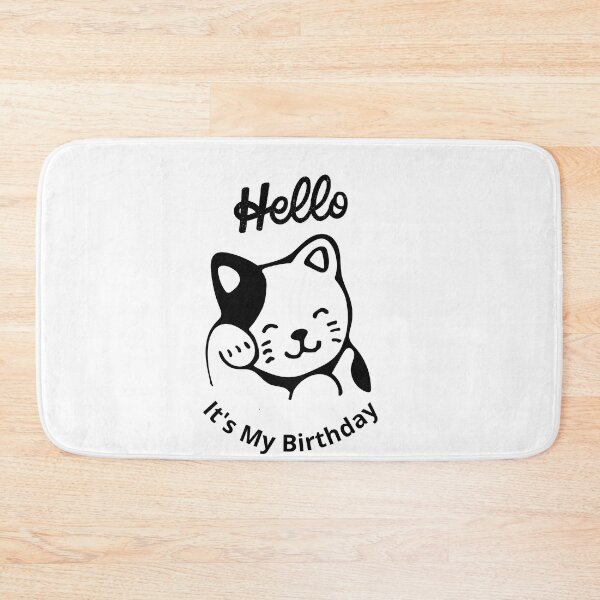 Item preview, It's My Birthday,cats designed and sold by Moronova   ⭐⭐⭐⭐⭐.