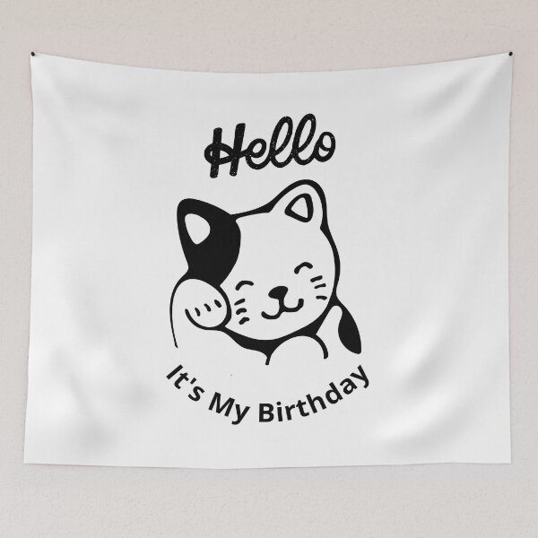 Item preview, It's My Birthday,cats designed and sold by Moronova   ⭐⭐⭐⭐⭐.