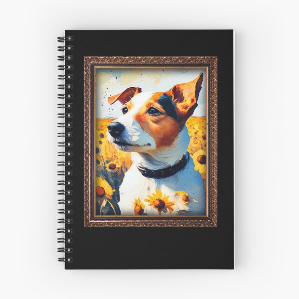 Item preview, Jack Russel Sunflower Painting Adorable Dog designed and sold by rafaeltto.