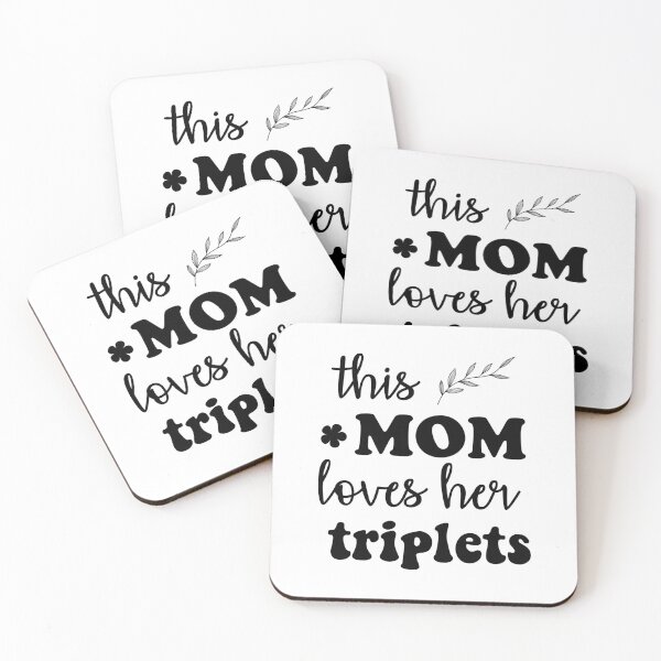 Item preview, This Mom Loves Her Triplets Gift designed and sold by doudiart.