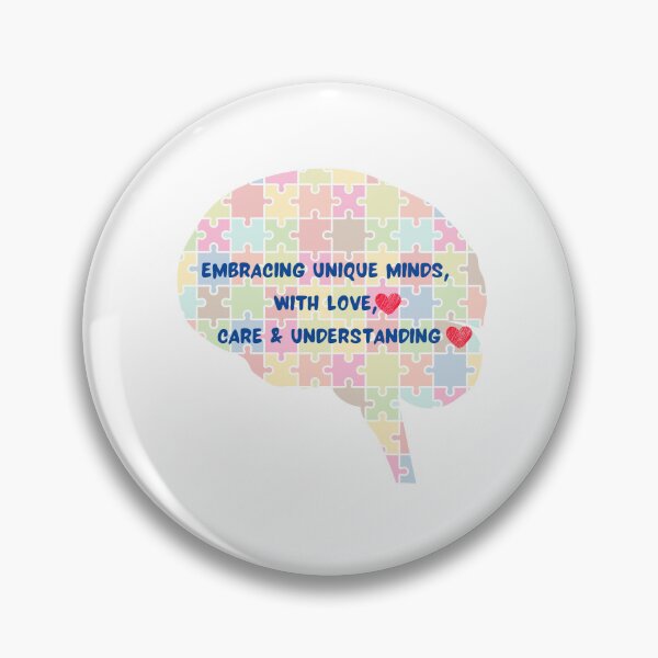 Item preview, Autism Awareness Quote, “Embracing Unique Minds, With Love and Understanding”  designed and sold by haRexia.
