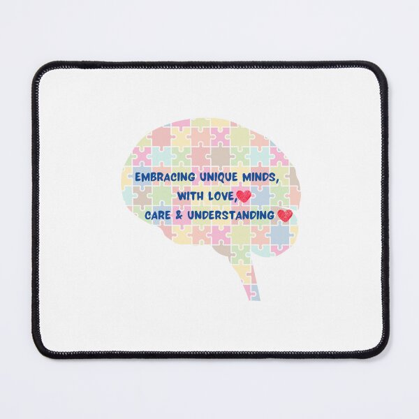 Item preview, Autism Awareness Quote, “Embracing Unique Minds, With Love and Understanding” designed and sold by haRexia.