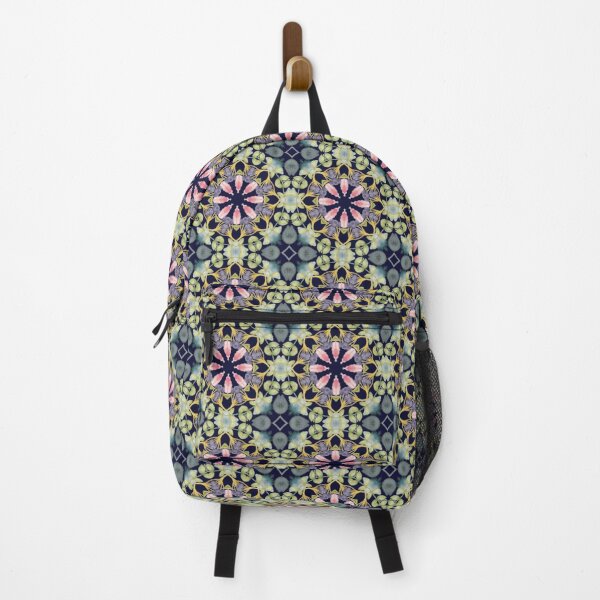 Item preview, Floral Bright Pink Green Artistic Mandala designed and sold by PRIMEPATTERN.