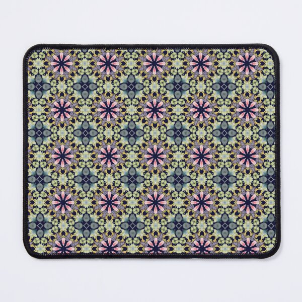 Item preview, Floral Bright Pink Green Artistic Mandala designed and sold by PRIMEPATTERN.