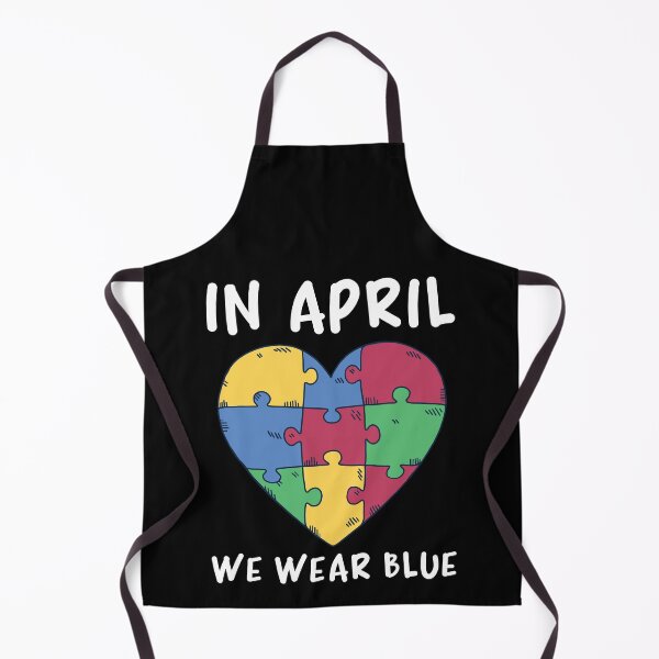 Item preview, Autism Awareness, In April We Wear Blue designed and sold by metal-works.