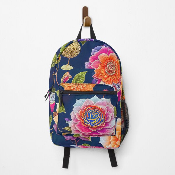 Item preview,  Roses in red and orange tones on a dark blue background designed and sold by Minpadesign.