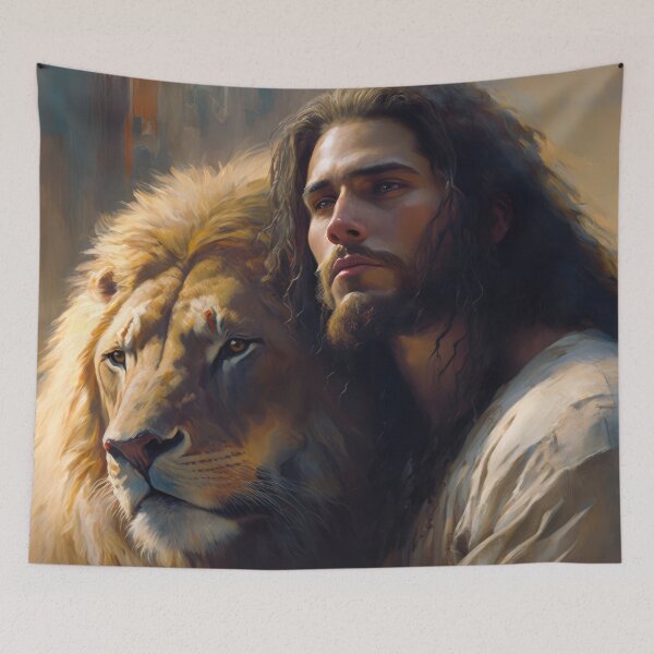 Item preview, Lion of Righteousness designed and sold by Greg Collins Fine Art.