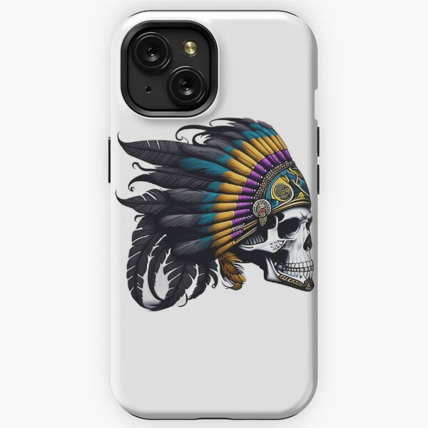 t-shirt moto style biker américain : indien loup et aigle