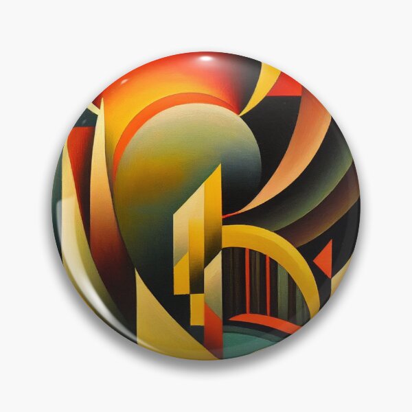 Artikelvorschau, Art Deco Abstraktes Ölgemälde Kunst entworfen und verkauft von Elody Cable.