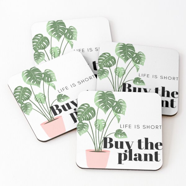 Item preview, Life Is Short Buy The Plant designed and sold by princesssomo21.