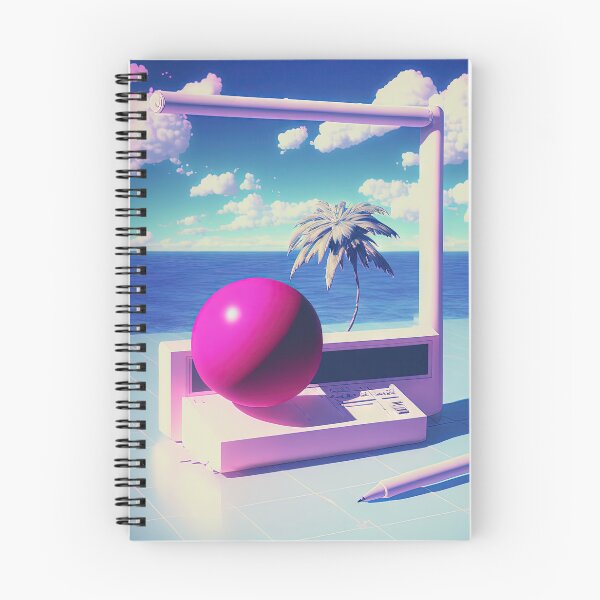 Artikelvorschau, Digitales Paradies: Eine Vaporwave-Flucht in synthetische Welten entworfen und verkauft von Mullet Monkey.