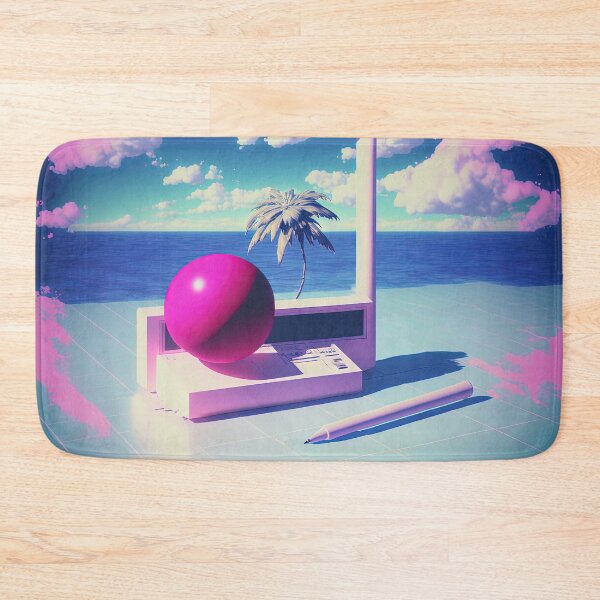 Item preview, Digital Paradise: A Vaporwave Escape to Synthetic Worlds designed and sold by Mullet Monkey.