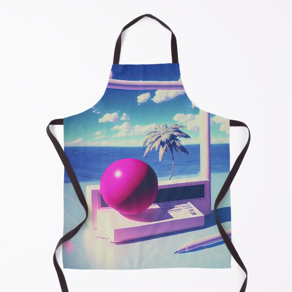 Artikelvorschau, Digitales Paradies: Eine Vaporwave-Flucht in synthetische Welten entworfen und verkauft von Mullet Monkey.