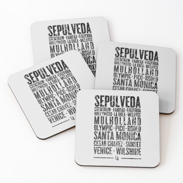Item preview, Minimalist Los Angeles Neighborhood Typography Map Design - Light designed and sold by thegoodwordsco.