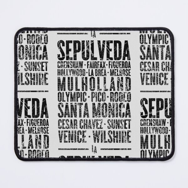 Item preview, Minimalist Los Angeles Neighborhood Typography Map Design - Light designed and sold by thegoodwordsco.