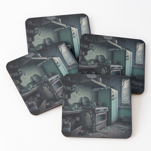 Item preview, Dilapidated Abandoned Vintage Old Fashioned Kitchen designed and sold by DoctorRot.