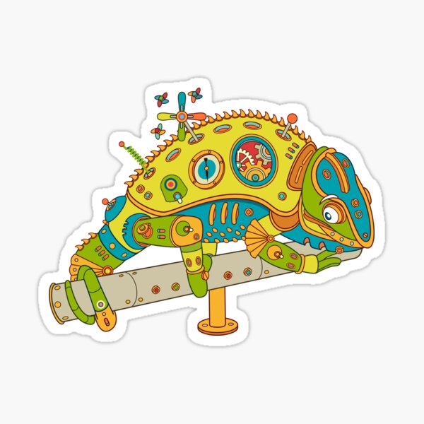 Chameleon, from the AlphaPod collection Sticker