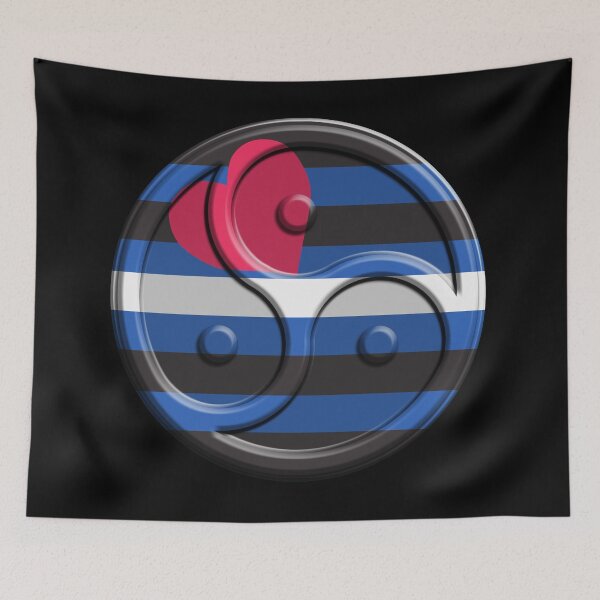 Item preview, Leather Pride Flag Triskelion designed and sold by TheirChoice.