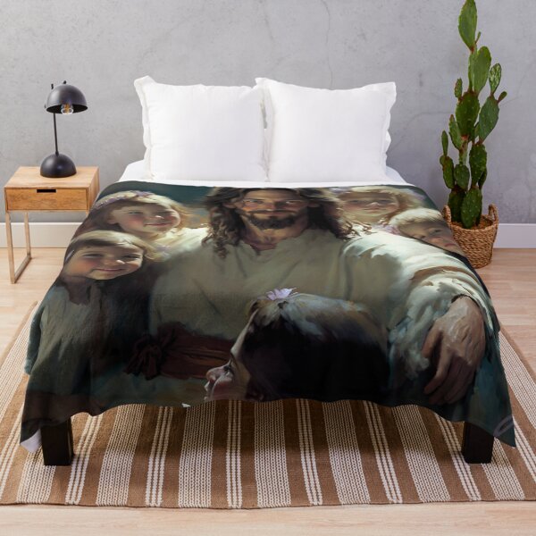 Item preview, Suffer the Little Children to Come Unto Me designed and sold by Greg Collins Fine Art.