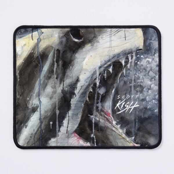 Item preview, Great White Shark Painting by Scott Kish designed and sold by Scott Kish.