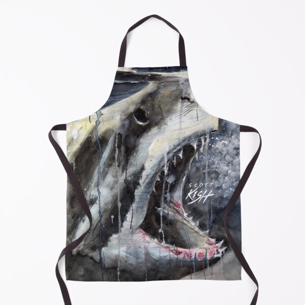 Item preview, Great White Shark Painting by Scott Kish designed and sold by Scott Kish.