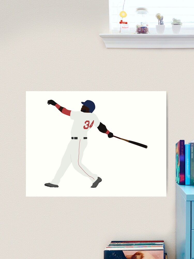 David Ortiz Canvas Print Boston Red Sox Wall Art Sports 