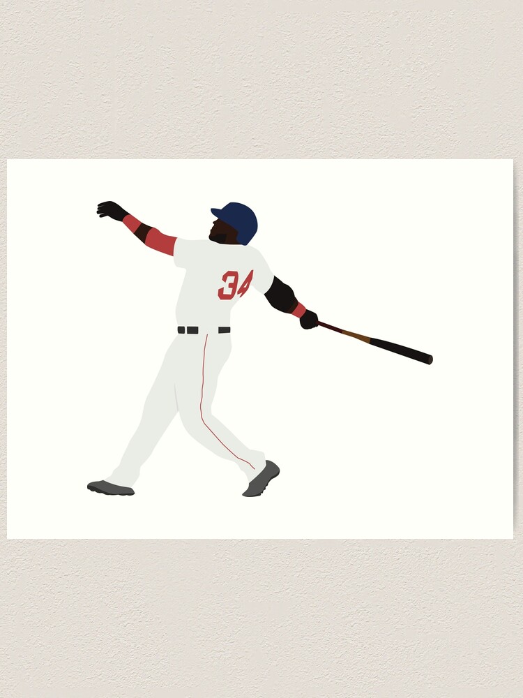 David Ortiz Canvas Print Boston Red Sox Wall Art Sports 