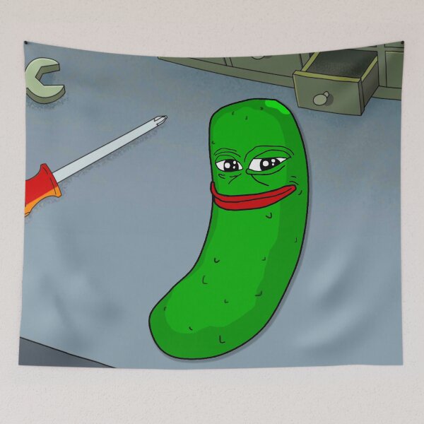 Item preview, Rare Pickle Pepe designed and sold by Slav-Art.
