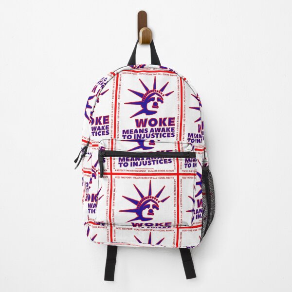 Item preview, PMD00697 Progressive Movement Designs Woke Liberty design shows you are woke and support progressive policy goals for progressive Democrats Independents and Bernie Sanders supporters designed and sold by ProgressiveLeft.