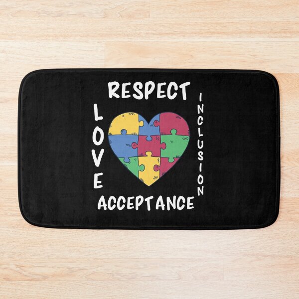 Item preview, Autism Awareness, Respect Love Support Inclusion Acceptance designed and sold by metal-works.