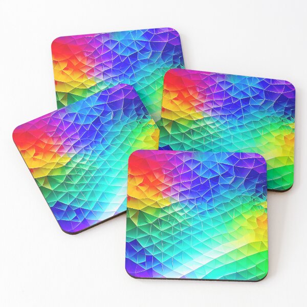 Item preview, Neon Geometry - Abstract background in bright colors designed and sold by Minpadesign.