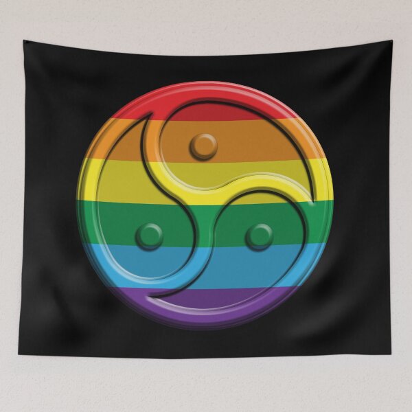 Item preview, Rainbow Triskelion designed and sold by TheirChoice.