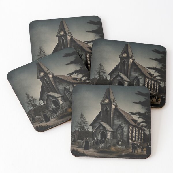 Item preview, Apocalyptic Black Church of the Damned designed and sold by DoctorRot.