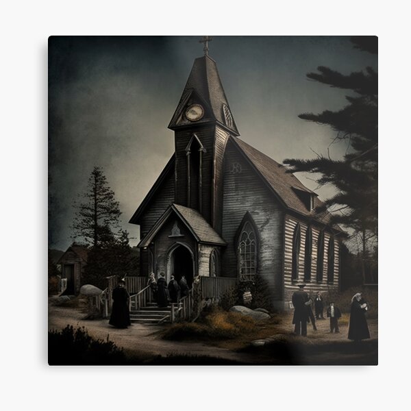 Item preview, Apocalyptic Black Church of the Damned designed and sold by DoctorRot.