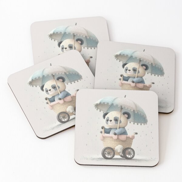 Item preview, Adorable Panda Pal on Wheels! designed and sold by NorthFoxGraphic.